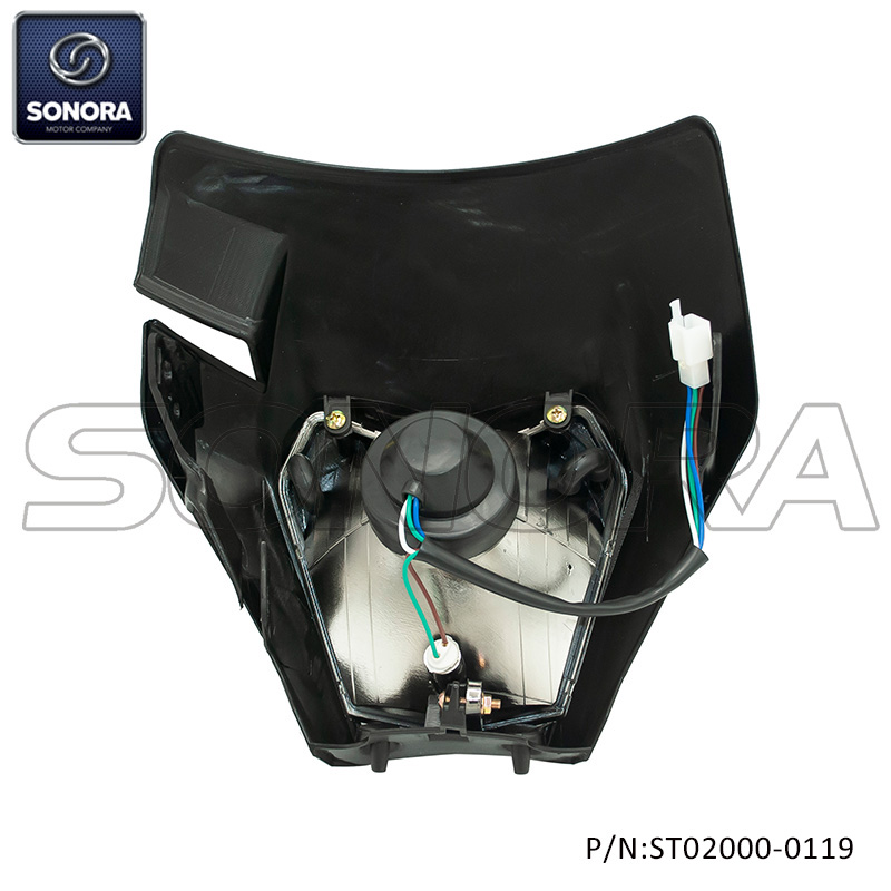  KTM Head light-BLACK (P/N:ST02000-0119) Top Quality