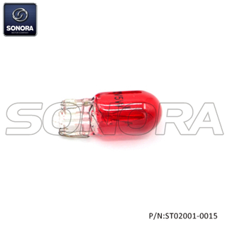 Bulb 12V 5W T10 Red (P/N:ST02001-0015) Top Quality
