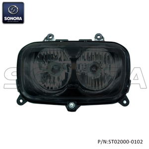 Booster headlighht with smoke lens (P/N:ST02000-0102) Top Quality