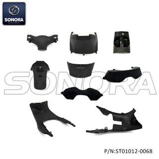 Body work set inside Piaggio Zip 2000 4-Stroke 9-piece black （P/N：ST01012-0068） Top Quality