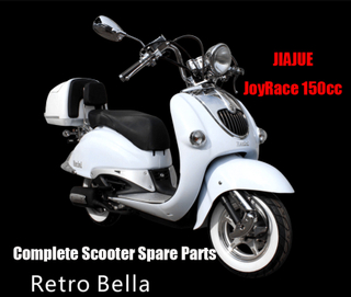 Jiajue Retro Bella 150 Scooter Parts Complete Scooter Parts