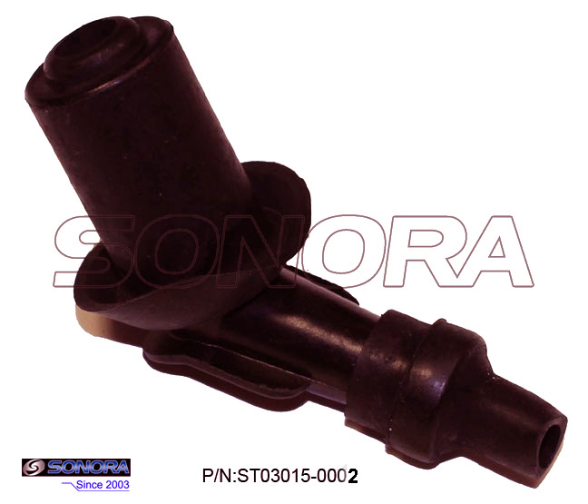 45 Degree Rubber Scooter Spark Plug Cap(P/N:ST03015-0002) top quality