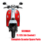 SCOMADI TL125 Air Cooled Scooter Engine Parts Complete Scooter Spare Parts Original Quality