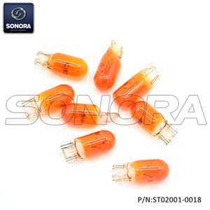 Bulb 12V 5W T10 orange (P/N:ST02001-0018) Top Quality