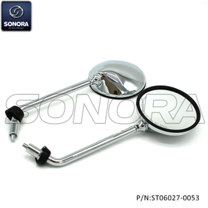 VESPA Mirror -Chrome M8R1.25+M8R1.25 155MM(P/N:ST06027-0053 ) Top Quality