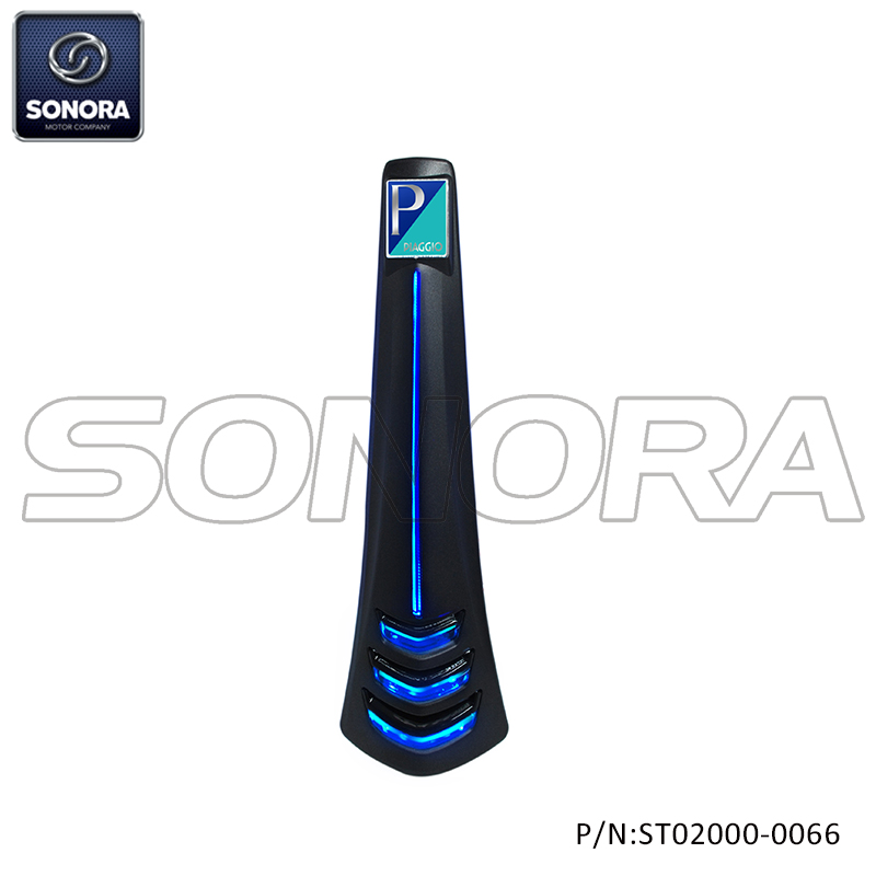 VESPA Sprint primavera Matt black Central cover with blue light (P/N:ST02000-0066) Top Quality