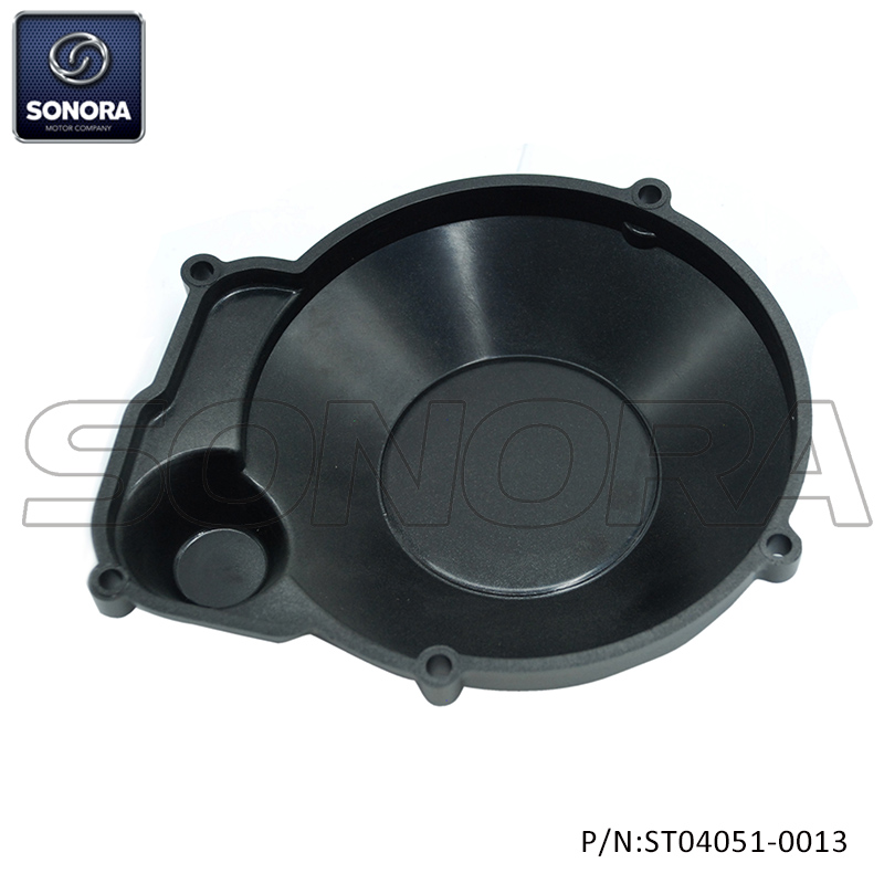 Minarelli AM6 Left Crankcase Cover -Matt black（P/N:ST04051-0013）top quality