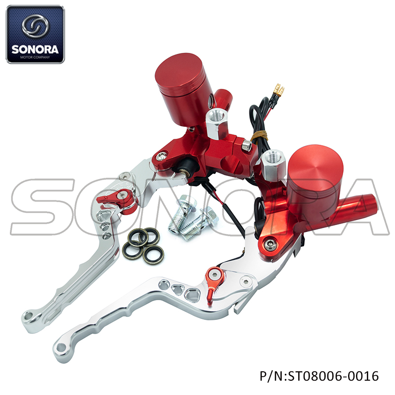 CNC lever set red(P/N:ST06036-0016) Top Quality