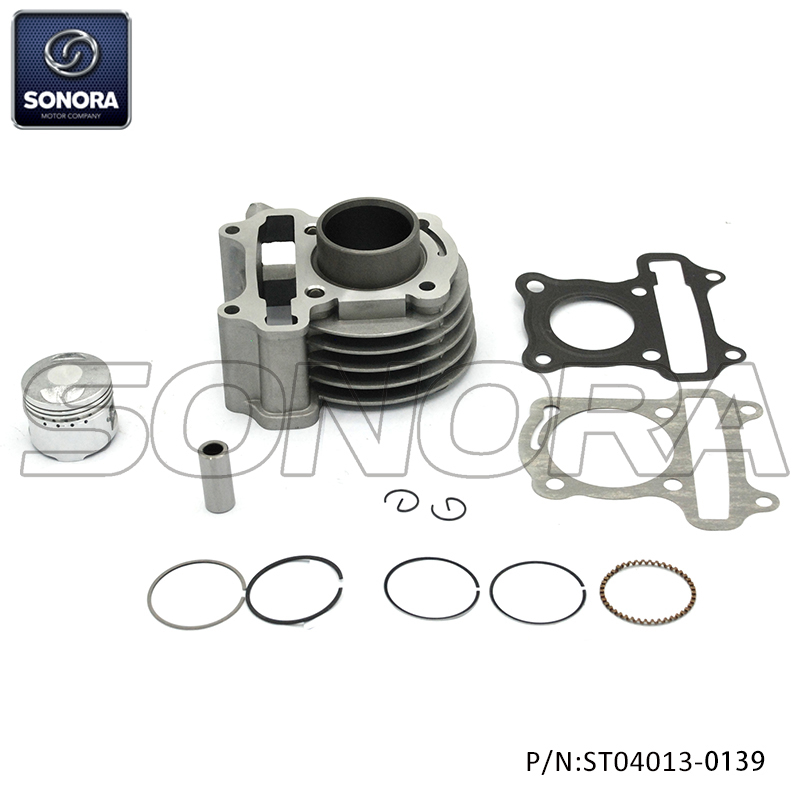 39MM Cylinder kit for GY6 Kymco, Peugeot, Rieju with 10MM pin(P/N:ST04013-0139) Top Quality