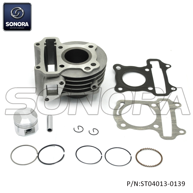 39MM Cylinder kit for GY6 Kymco, Peugeot, Rieju with 10MM pin（P/N:ST04013-0139） Top Quality