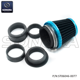Air Filter type KN Powerfilter 35 - 48mm chrome (P/N:ST06046-0077) Top Quality