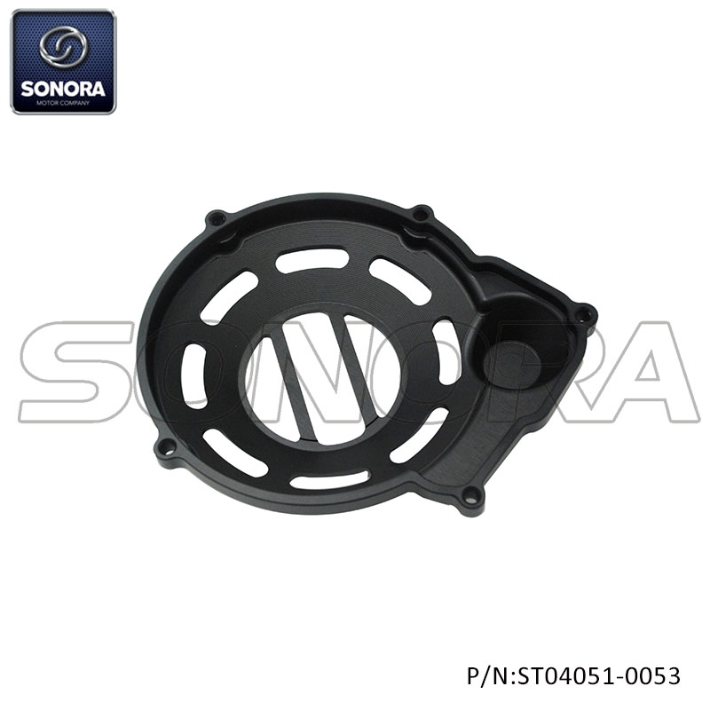 Ignition cover CNC Minarelli AM6. matt balck (P/N:ST04051-0053) Top Quality
