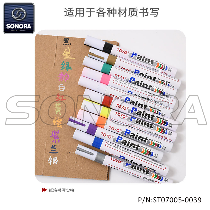 TOYO Marker pen white (P/N:ST07005-0039 ) Top Quality