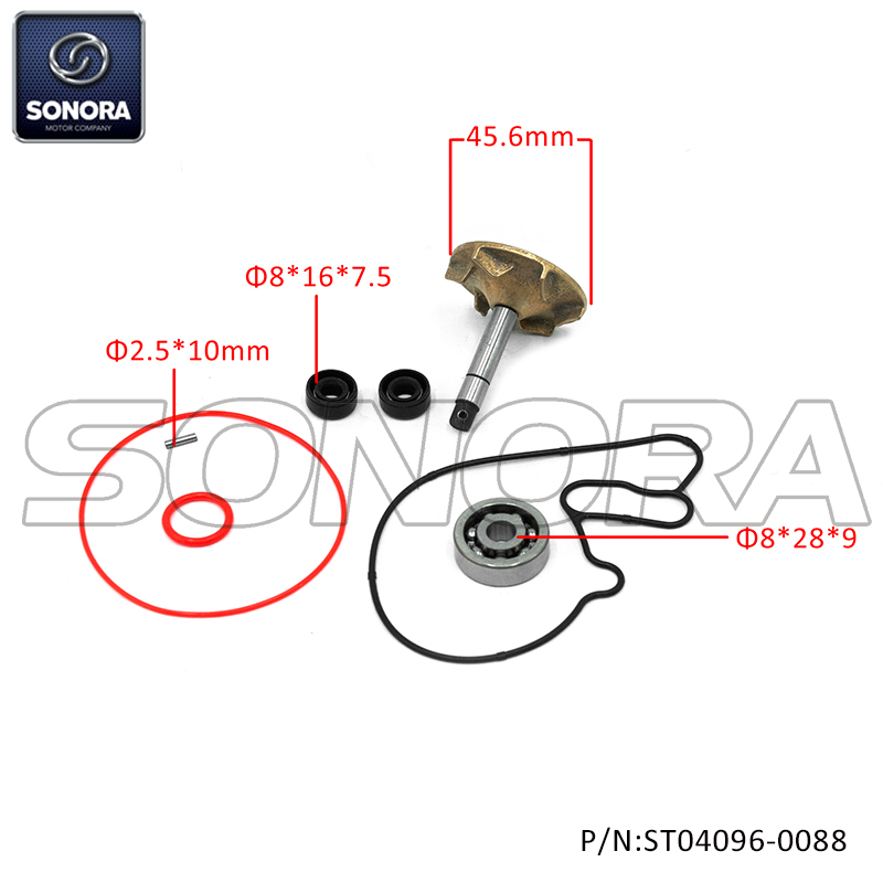 Piaggio Scooter Gts Medley 125-150 16-21 (P/N:ST04096-0088) Top Quality