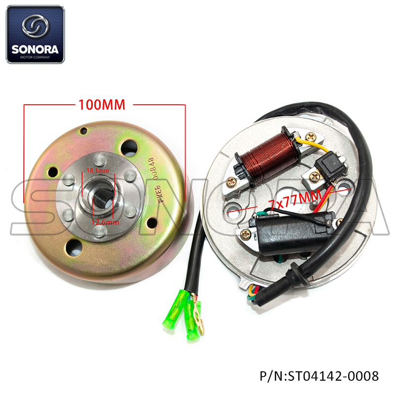 Ignition assy for MBK 51/88 AV10 ELECTRONIC (P/N:ST04142-0008) Top Quality