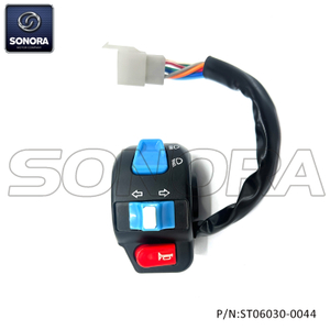 Chinese scooter left handle switch assy w/o brake lever ( P/N:ST06030-0044) Top Quality Parts