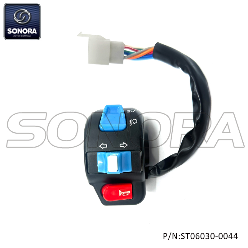 Chinese scooter left handle switch assy w/o brake lever ( P/N:ST06030-0044) Top Quality Parts