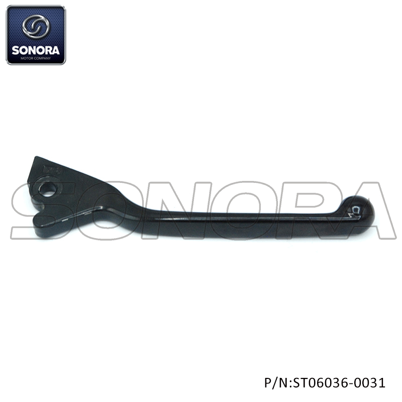 Right lever for Piaggio Zip 50 4T Gloss black (P/N:ST06036-0031) Top Quality