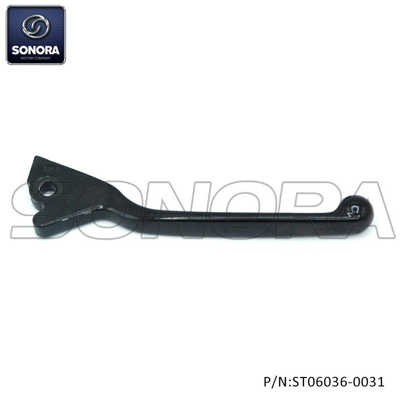 Right lever for Piaggio Zip 50 4T Gloss black (P/N:ST06036-0031) Top Quality