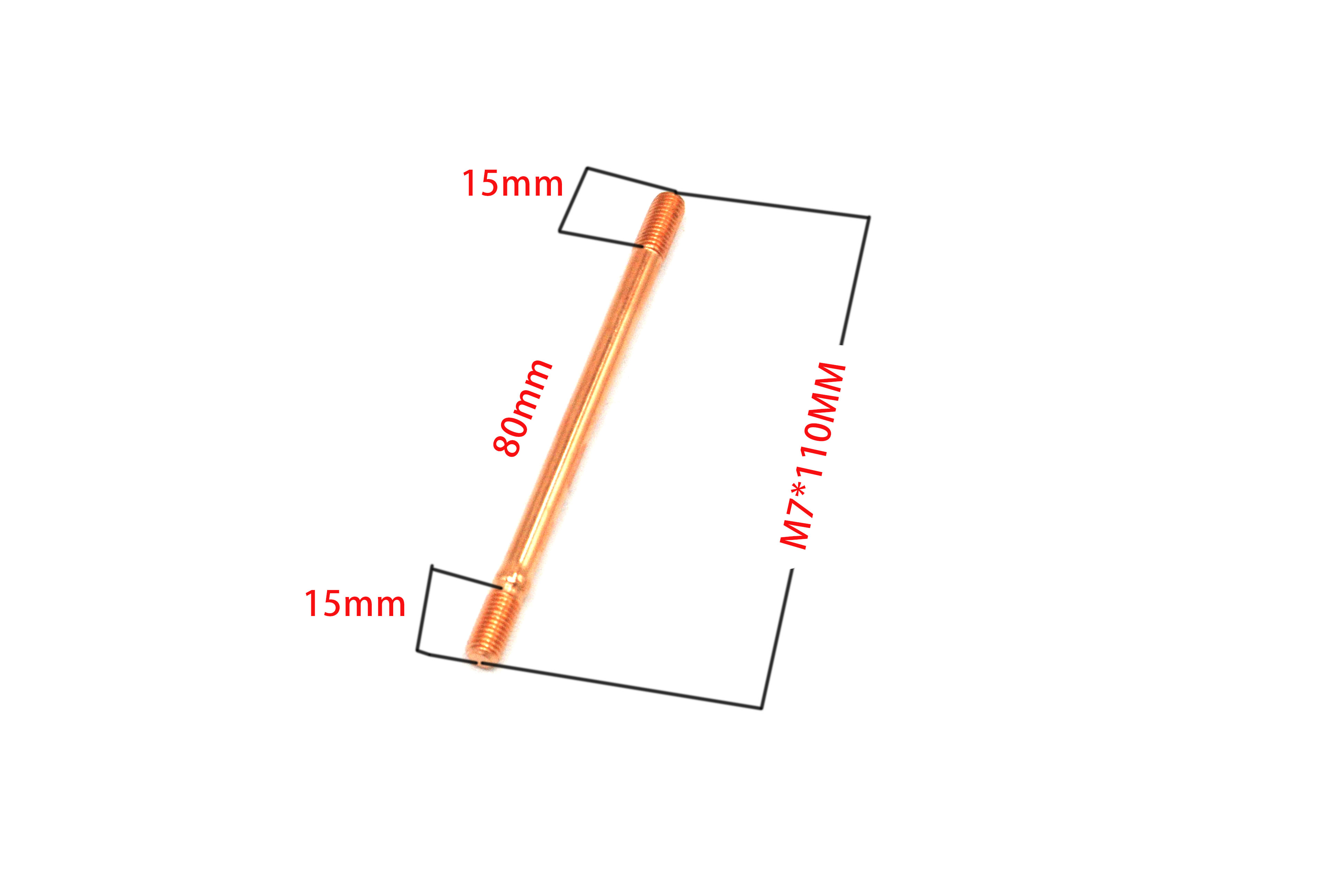 Aerox Minarelli, CPI 50cc 2T Cylinder bolt set with nuts -Copper coating（P/N:ST08005-0015 ） Top Quality 