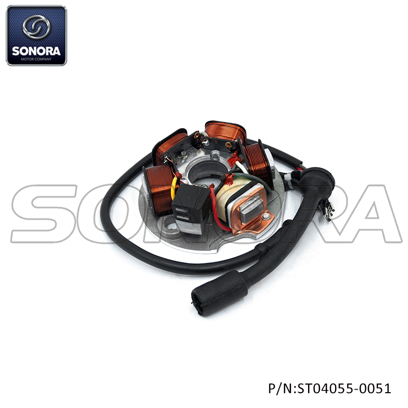  Stator for Vespa Pk Ape 50cc 5 wires OEM 199500 (P/N:ST04055-0051） Top Quality 