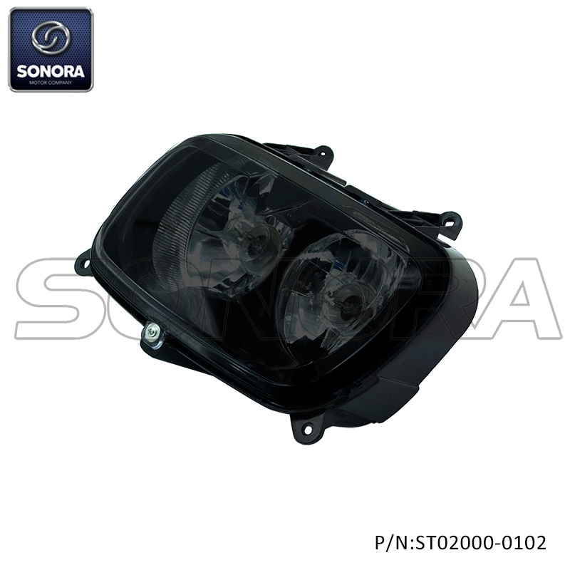 Booster headlighht with smoke lens (P/N:ST02000-0102) Top Quality