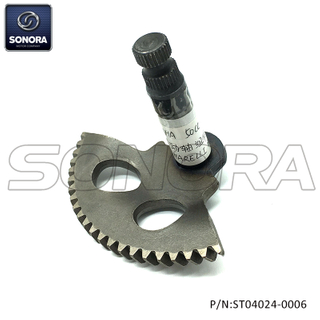 Kickstarter shaft for 2T China scooters, Keeway, Generic, Explorer,Minarelli Horizontal short 61.4MM(P/N:ST04024-0006) Top Quality