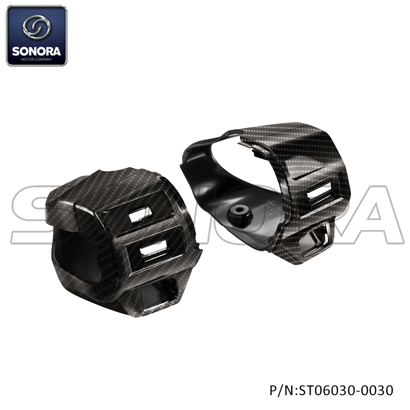 VESPA SPRINT Primavera Styling handle switch cover carbon look（P/N:ST06030-0030） Top Quality