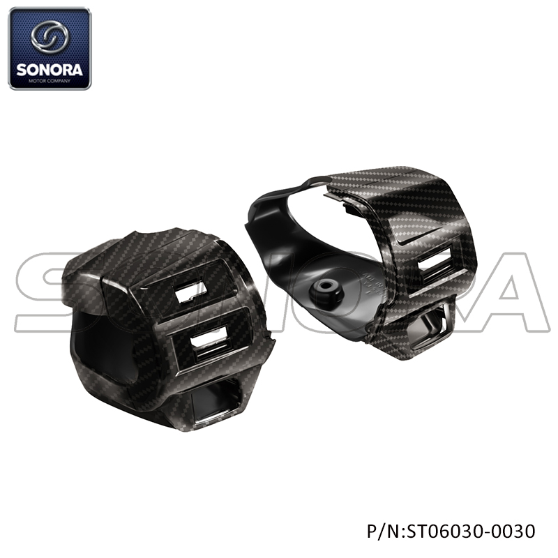 VESPA SPRINT Primavera Styling handle switch cover carbon look（P/N:ST06030-0030） Top Quality