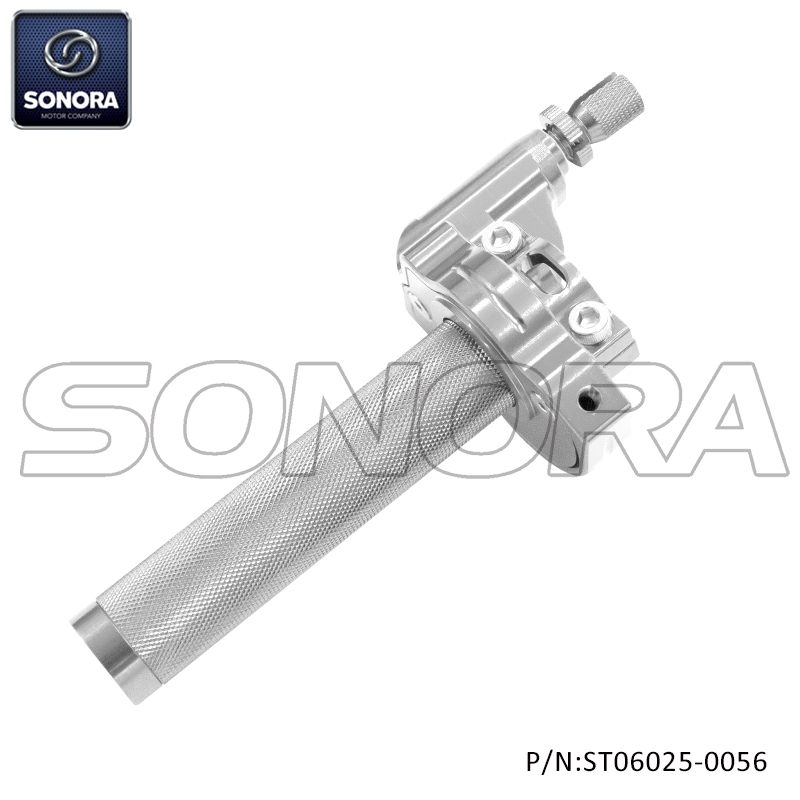 Universal throttle handle CNC Silver (P/N:ST06025-0056) High Quality