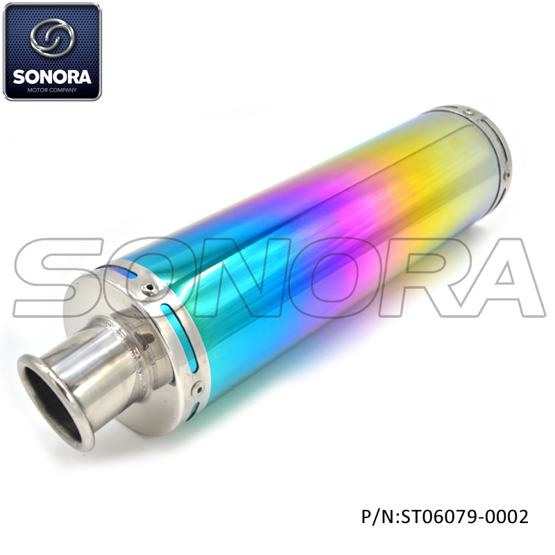 GY6-50,125 Colorfual Performance Exhaust down pipe (P/N:ST06079-0002) Top Quality