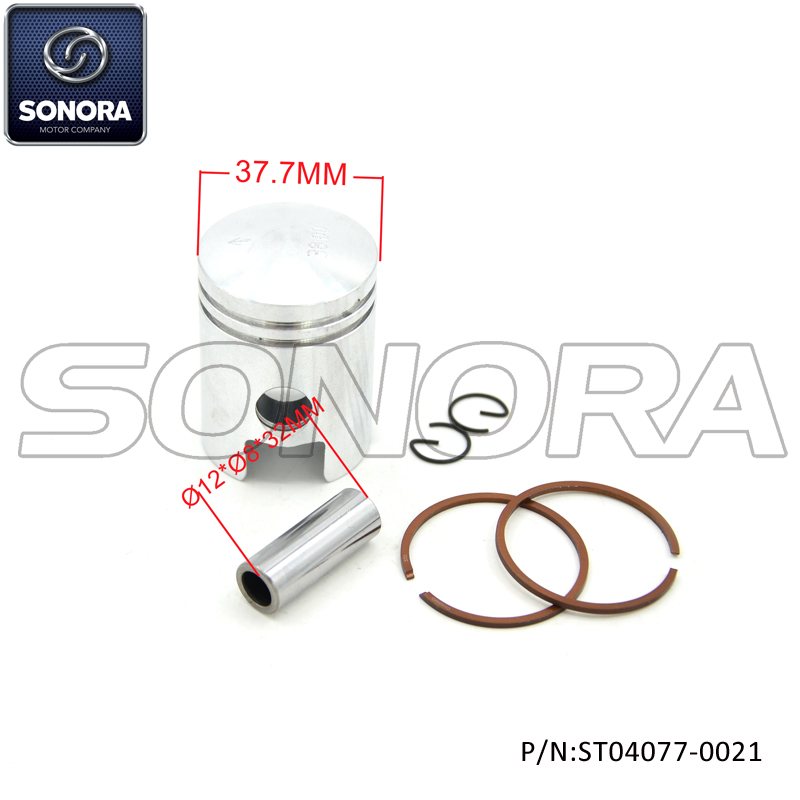 SACHS 38MM PISTON KIT (P/N:ST04077-0021) Top Quality