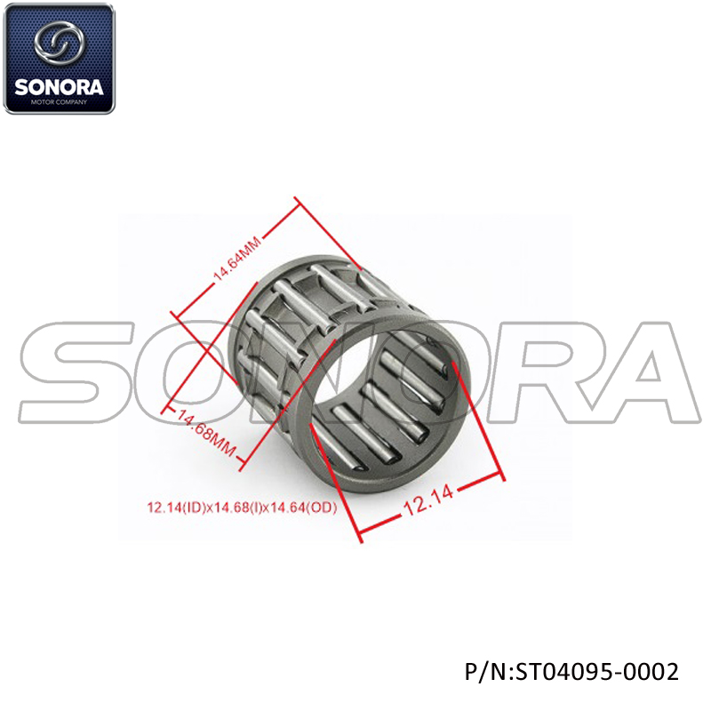 Minarelli AM6 Small End Bearing 12.14(ID)x14.68(l)x14.64(OD) Top Quality