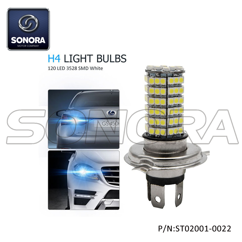 H4 120SMD LED Head light bulb(P/N:ST02001-0022) top quality