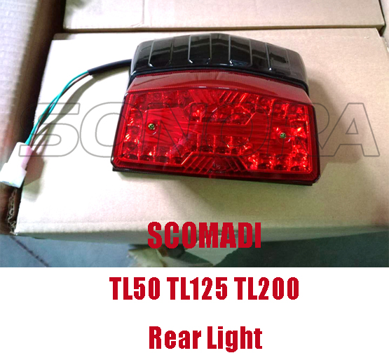SCOMADI REAR LIGHT TL50 TL125 TL200 Rear Light Parts Original Quality