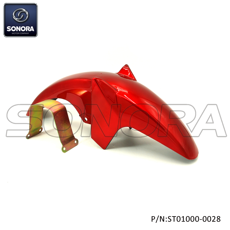 YAMAHA YBR125 Front fender Red(P/N:ST01000-0028) Top Quality