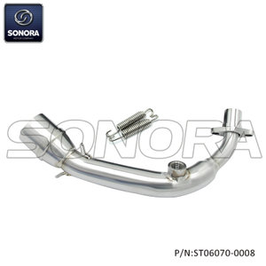 Exhaust front pipe for Piaggio 3V scooter（P/N:ST06070-0008) Top Quality