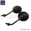 Mirror set for Vespa gloss black (P/N:ST06027-0056 ） Top Quality 