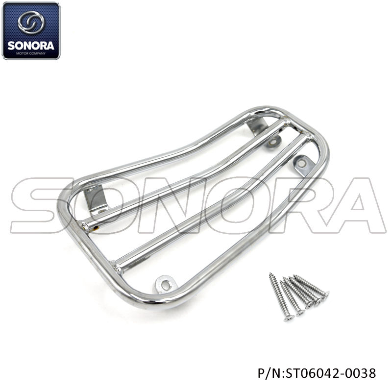 Vespa Primavera Sprint Luggage carrier footboard-Chrome (P/N:ST06042-0038) Top Quality