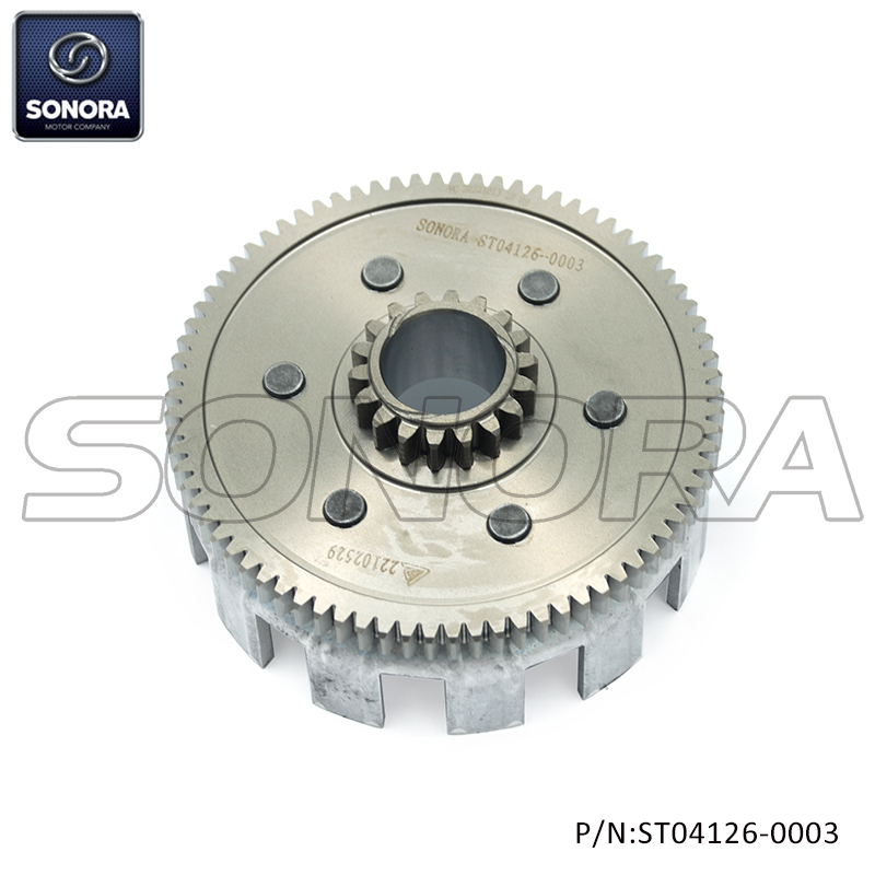 DERBI 50 Clutch basket with gear (P/N:ST04126-0003） Top Quality 