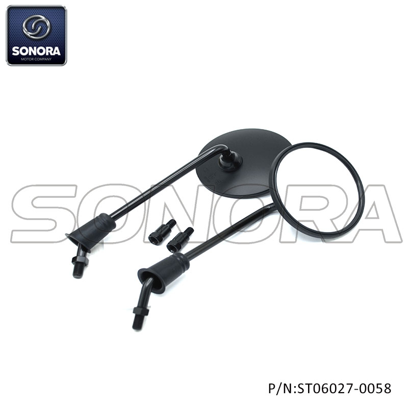 SYM MIO MIRROR SET-Matt black（P/N:ST06027-0058） Top Quality