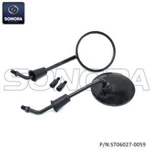 SYM MIO MIRROR SET-Gloss black（P/N:ST06027-0059） Top Quality