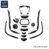 Vespa Sprint 2018- styling kits glossy black (P/N:ST06110-0065) Top Quality