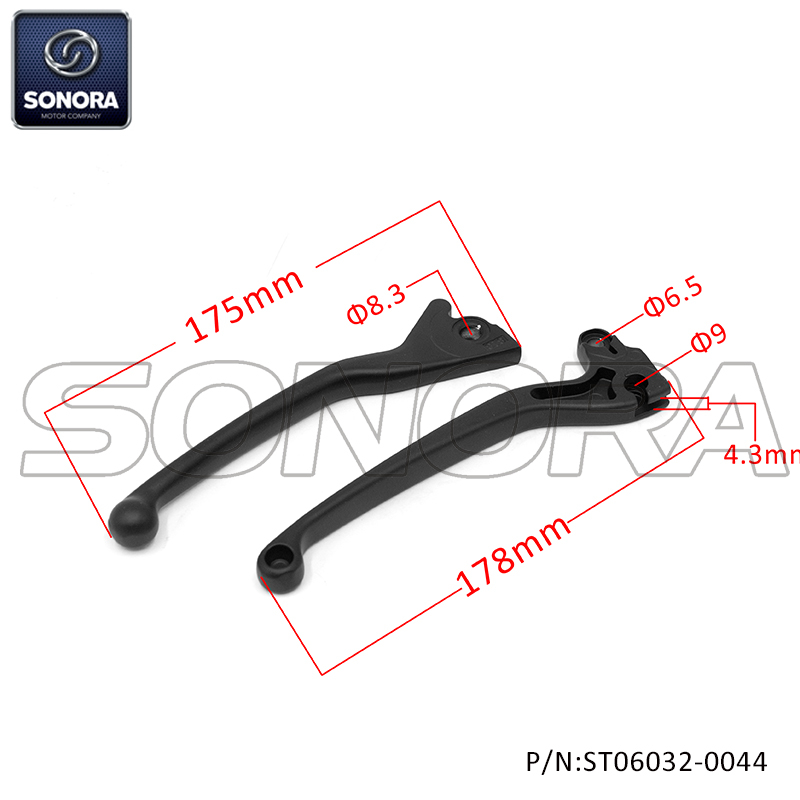 VESPA SPRINT Left lever-Matt black（P/NST06032-0044） Top Quality
