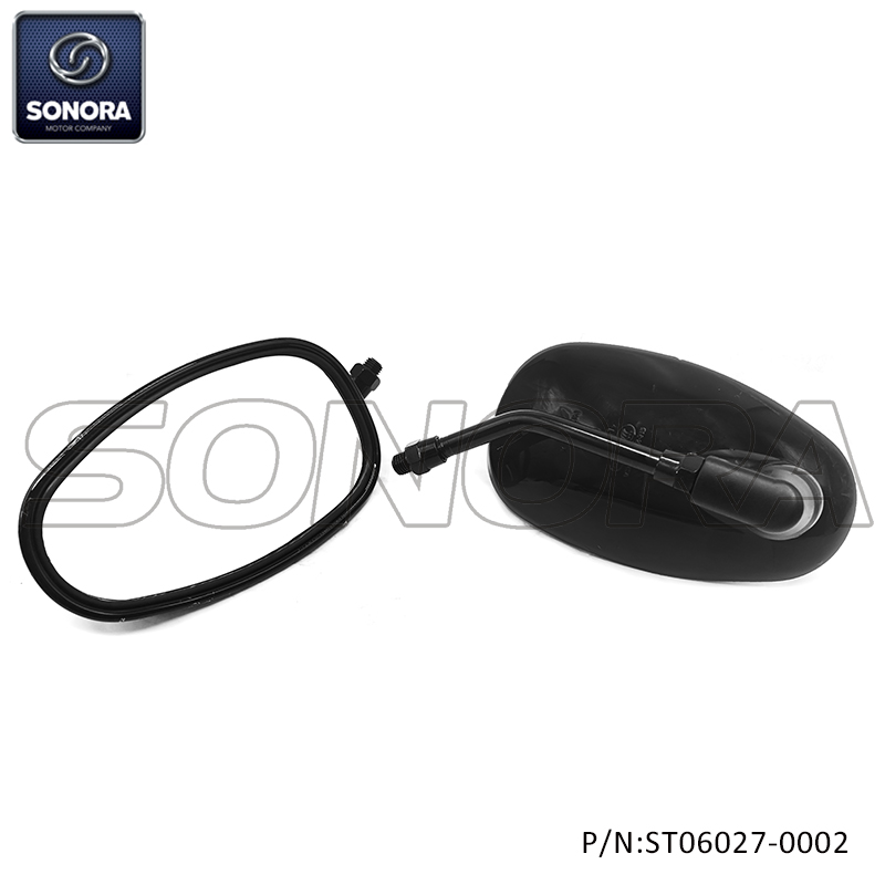 RETRO M10 Black Retro mirror M10×1.25×25(P/N:ST06027-0002) Top Quality
