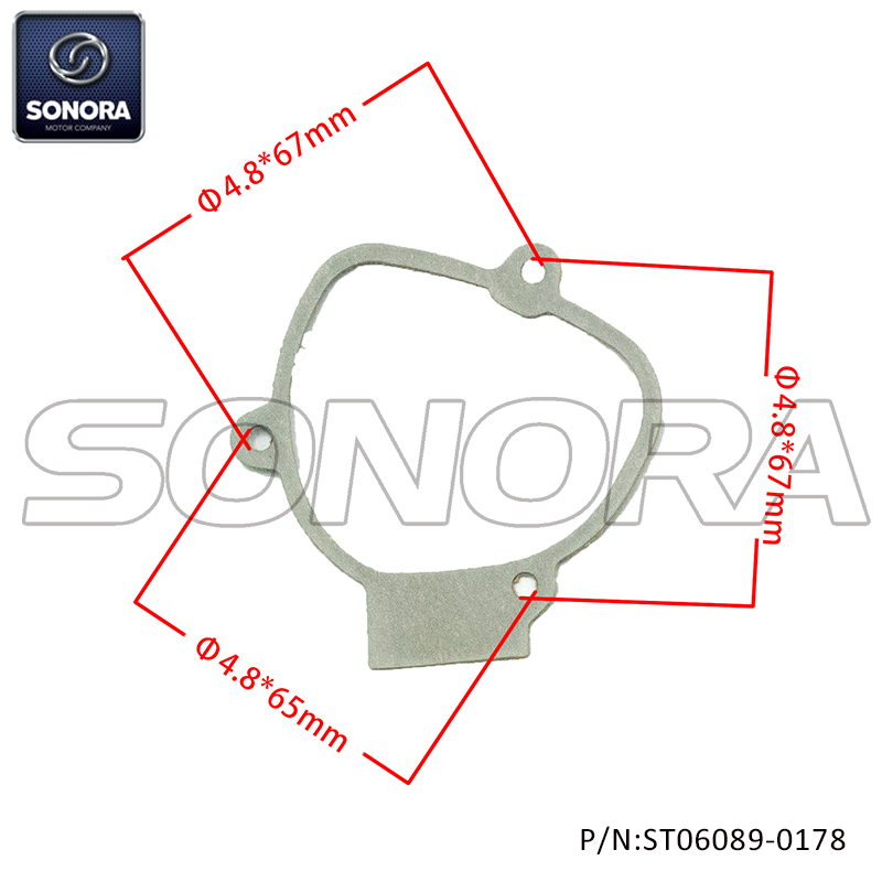 KTM 250 EXC TPI 2019 GASKET FOR CONTROL COVER R/S REPLICA 54837008000（P/N:ST06089-0178） Top Quality