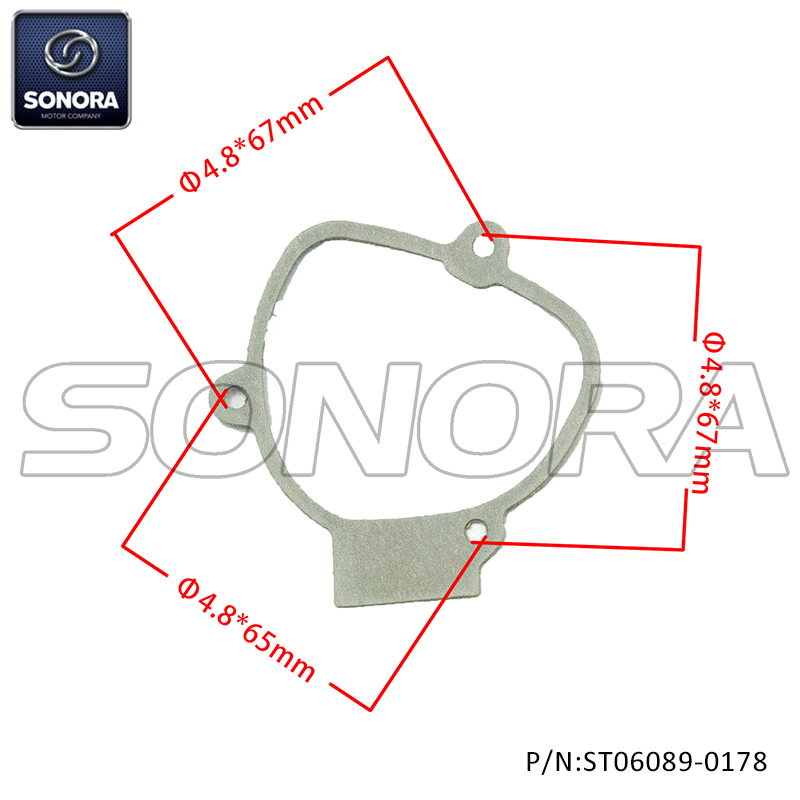 KTM 250 EXC TPI 2019 GASKET FOR CONTROL COVER R/S REPLICA 54837008000（P/N:ST06089-0178） Top Quality