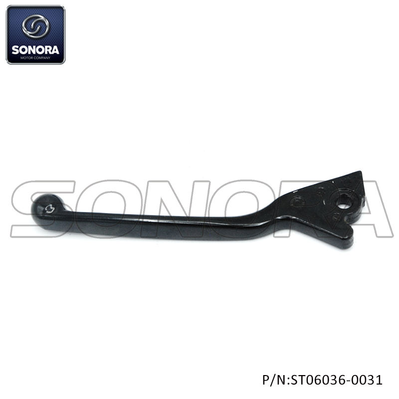 Right lever for Piaggio Zip 50 4T Gloss black (P/N:ST06036-0031) Top Quality
