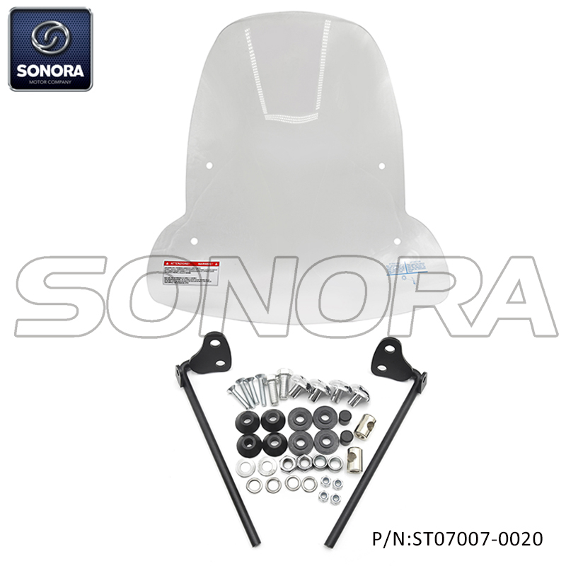 Sym Mio high transparent Windshield (P/N:ST07007-0020） Top Quality 