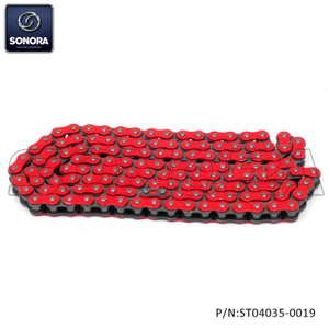 Reinforced 420 chain 136 links Red (P/N:ST04035-0019) Top Quality